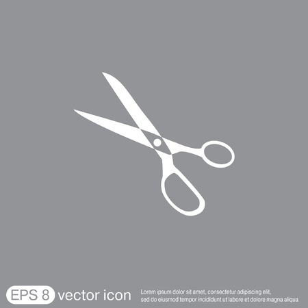 Icon scissors.  sewing and fashion.のイラスト素材