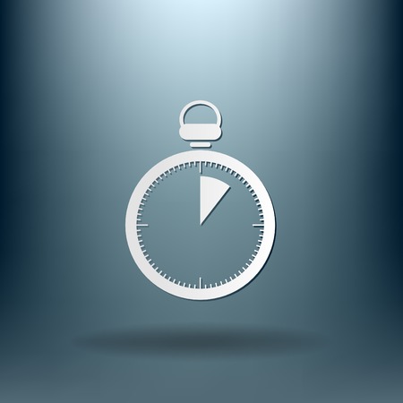 stopwatch sign.のイラスト素材