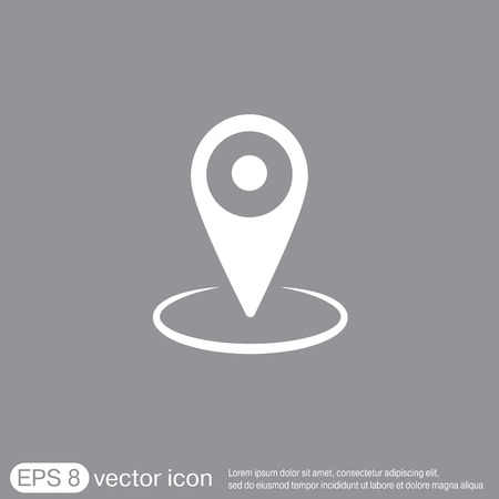 pin location on the map. local pinのイラスト素材