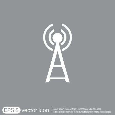 Tower wifiのイラスト素材