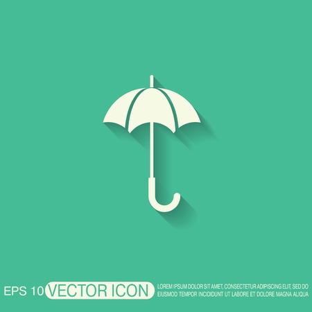 umbrella icon. protection from rain and moistureのイラスト素材