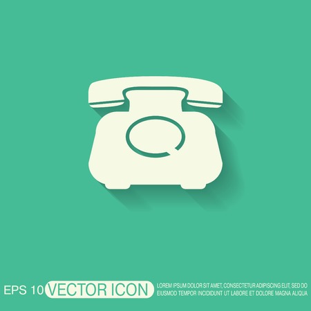 classic retro phoneのイラスト素材