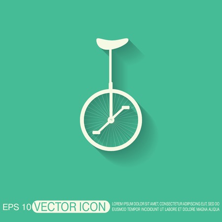 retro bicycle iconのイラスト素材