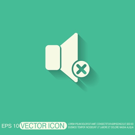 loudspeaker sign. Volume icon . sound iconのイラスト素材