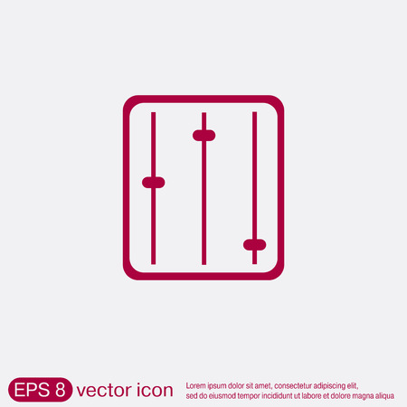 equalizer sign.のイラスト素材