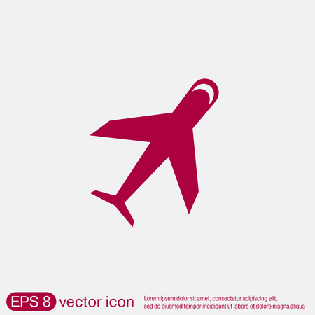 airplane symbol . icon of air travelのイラスト素材