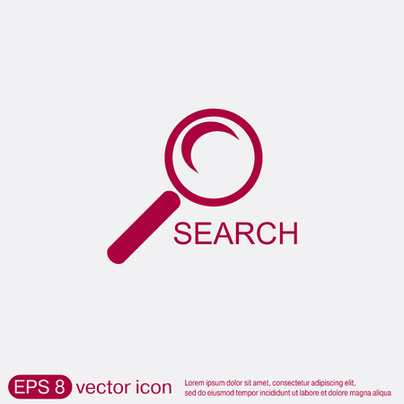 magnifier searchのイラスト素材