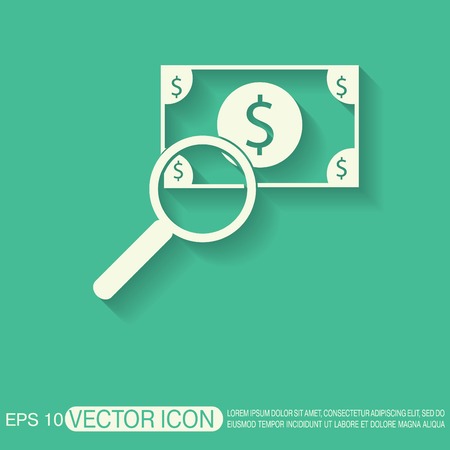 Dollar bill. symbol of moneyのイラスト素材