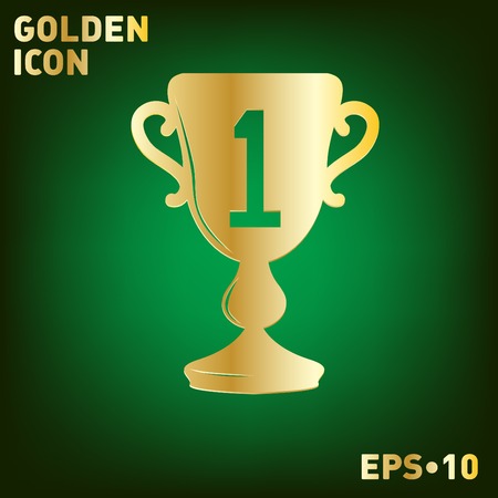 cup for first place iconのイラスト素材