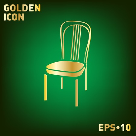 chair icon. symbol furniture. icon home interiorのイラスト素材
