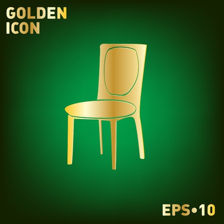 chair icon. symbol furniture. icon home interiorのイラスト素材