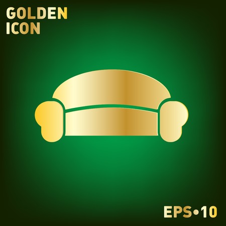 sofa icon symbol furniture. icon home interiorのイラスト素材