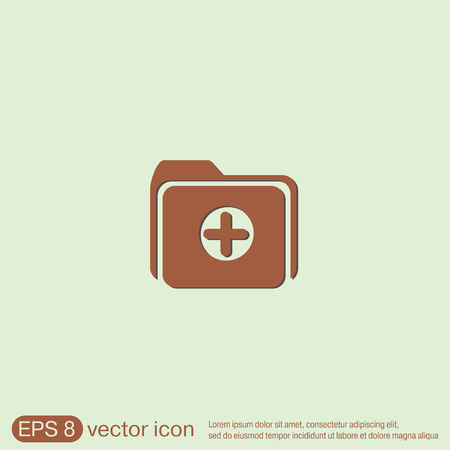 folder for documents sign.のイラスト素材