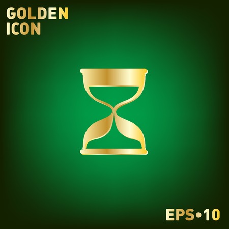hourglass waiting, icon expectationsのイラスト素材