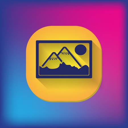 picture, image icon. art sign