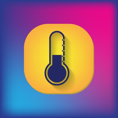 thermometer icon . temperature symbolのイラスト素材