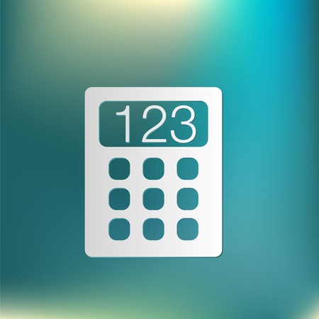 calculator. office signのイラスト素材