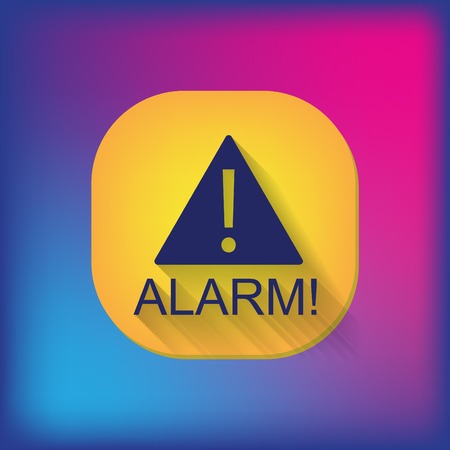 Exclamation Sign icon, alarm signのイラスト素材