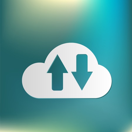 cloud download. icon download files