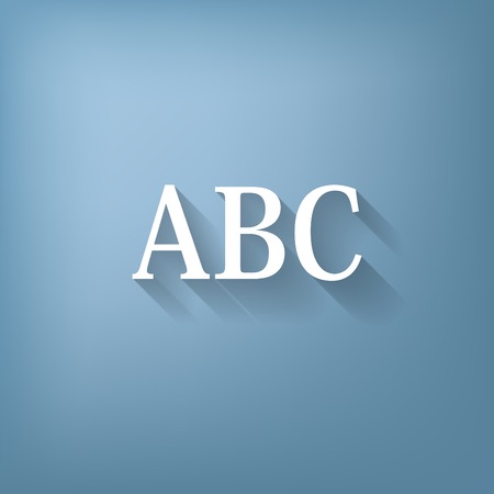 Letters of the alphabet. ABC. Icon learning. school symbolのイラスト素材