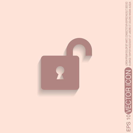 padlock symbol iconのイラスト素材