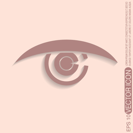 Eye iconのイラスト素材