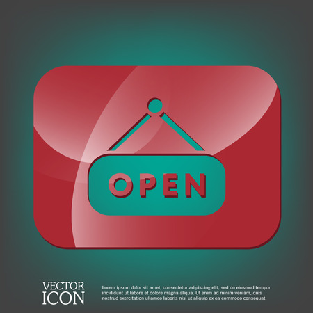 open label signのイラスト素材