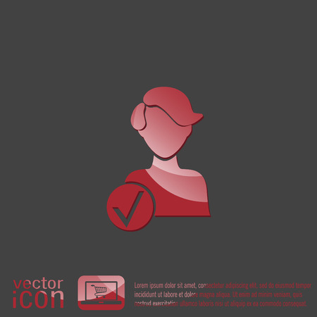 add friend avatar icon. man avatarのイラスト素材