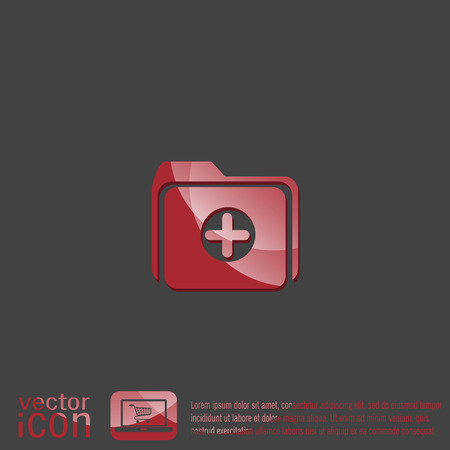 folder for documents sign.のイラスト素材