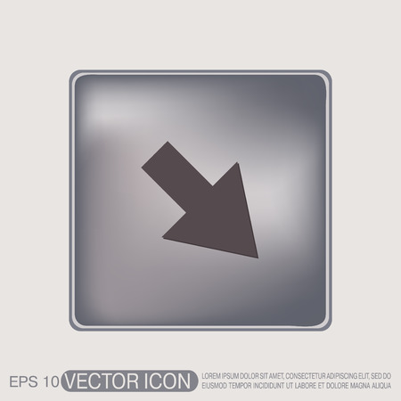 web arrow symbolのイラスト素材