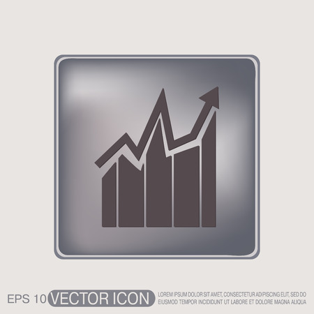 chart diagram figure.  business iconのイラスト素材