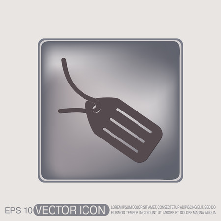 Label icon buttonのイラスト素材