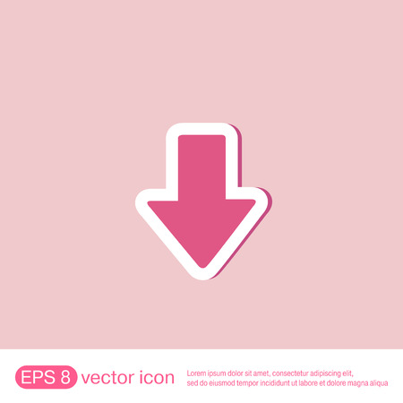 web arrow symbolのイラスト素材