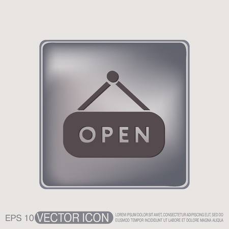 open label signのイラスト素材