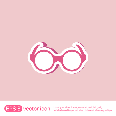 Glasses iconのイラスト素材
