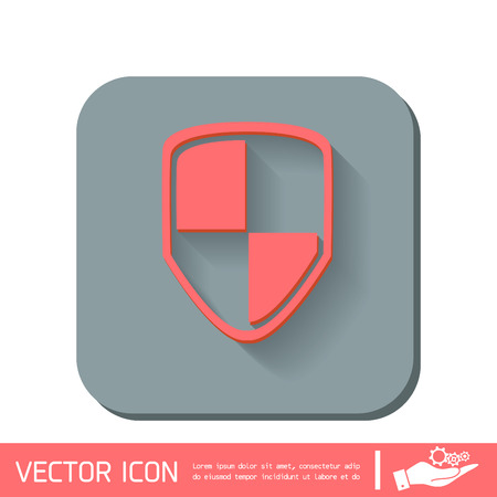 protect shield iconのイラスト素材