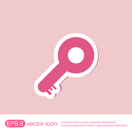 key icon signのイラスト素材