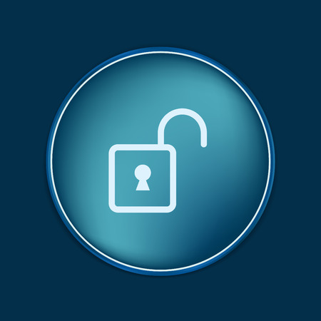 padlock symbol iconのイラスト素材