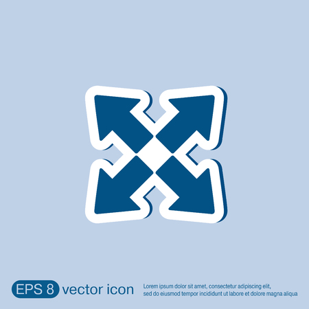 move arrows signのイラスト素材