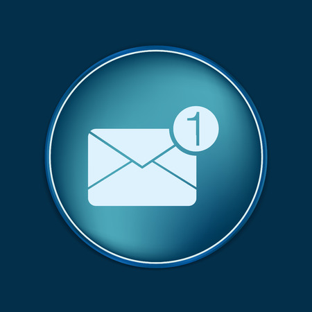 postal envelope sign. e-mail symbol . icon envelope.のイラスト素材