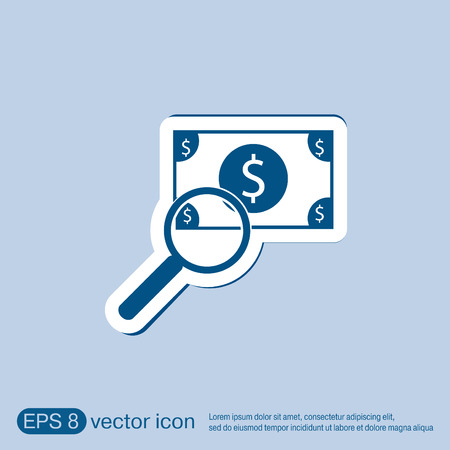 Dollar bill. symbol of moneyのイラスト素材