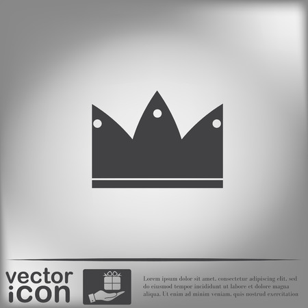crown iconのイラスト素材