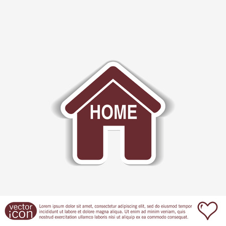 House icon. Home signのイラスト素材