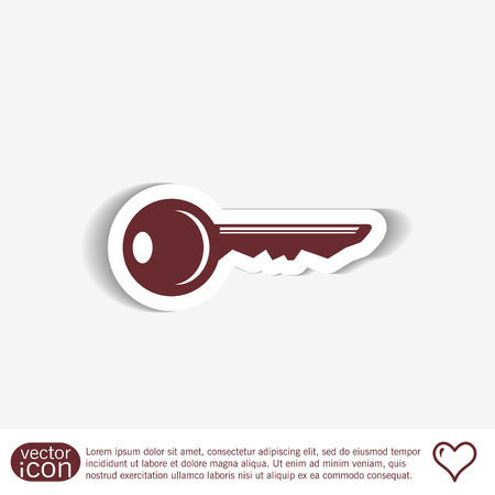 key icon signのイラスト素材