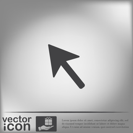 web arrow symbol, cursor iconのイラスト素材