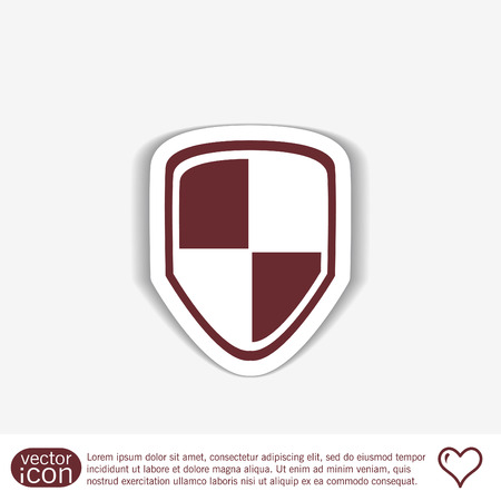 protect shield iconのイラスト素材
