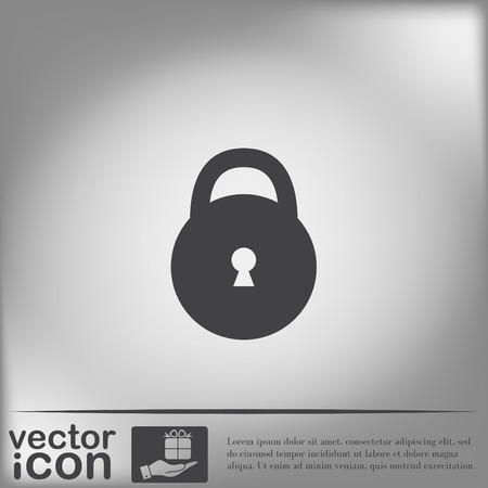 padlock symbol iconのイラスト素材