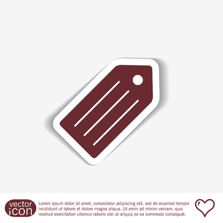 label. Symbol label for clothing or goods.のイラスト素材