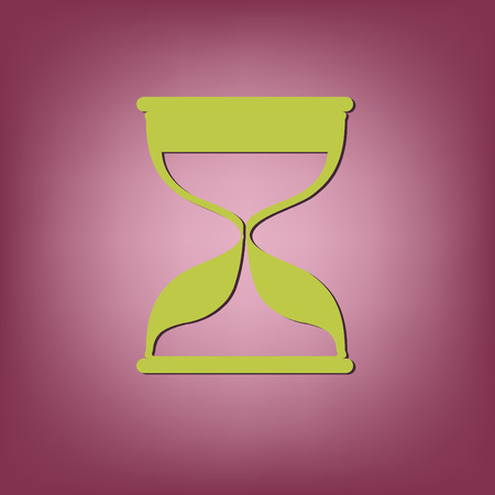 hourglass waiting, icon expectationsのイラスト素材