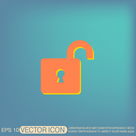 padlock symbol iconのイラスト素材